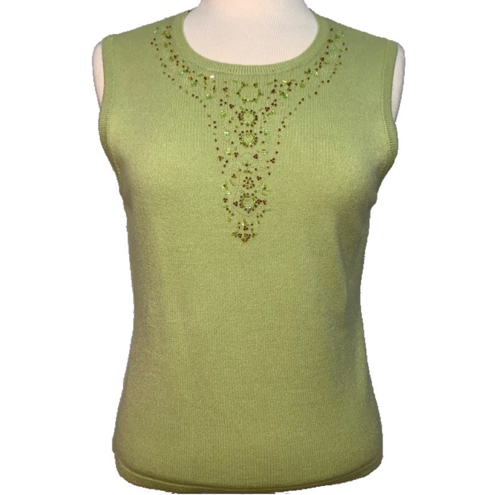 Kenar beaded sleeveless tank